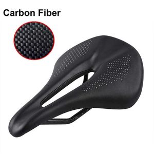 Carbon Fiber Road Bike Ultra-light Comfortable Hollow Breathable MTB s Memory Foam Racing Cycling Bicycle Saddle 0131