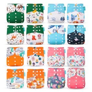 Cloth Diapers Happyflute Desig OS Pocket Diaper Washable Reusable Absorbent Ecological Diaper Cover Adjustable Baby Nappy 230201