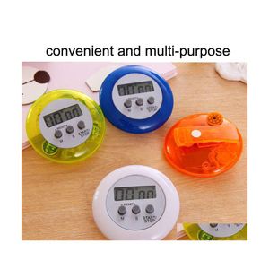 Timer da cucina Mtipurpose Conto alla rovescia elettronico digitale Indietro Cucina Sport Apprendimento Timer Conte Sveglia Gadget Strumenti Drop Deliv Dhwnb