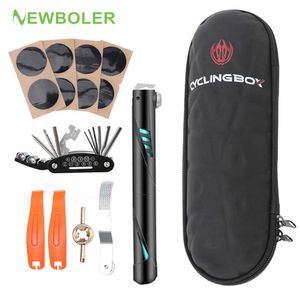 Panniers Bags Bag Portable Cycling Bicicle Tire Repair Kits Multifunction Bicycle Tools bike patch 0201