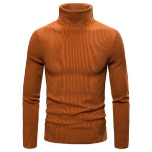 Menses de suéteres de outono e inverno Turtleneck Versão masculina Allmatch Knitt 230131