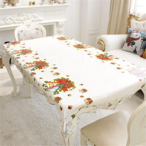 Table Cloth Christmas Disposable Tablecloth Festive Rectangle Oblong Xmas Tableware Dining Kitchen Cover 180 110cm