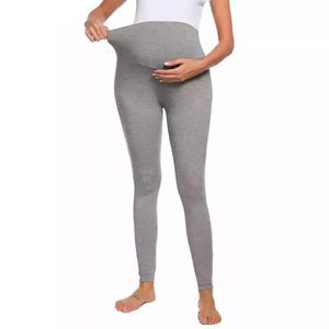 Pontas de gravidez de fundo de maternidade Leggings Mulheres grávidas roupas de inverno para o bulifte de estômago de cintura alta Mantenha -se aquecido