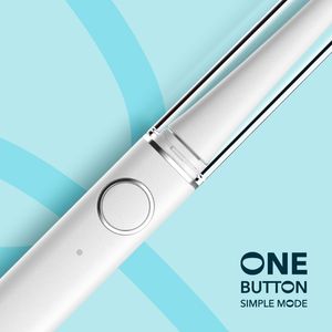 Littli L1 Sonic Electric Toothbrush-White Liten lättvikt Perfekt bärbar enkel laddningsschema One-knapp One-läge295b