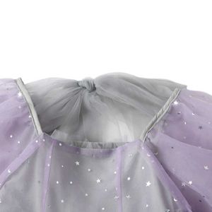 Girl's Es Big Bow Teen Girls Retro Summer Kids Puffy Sleeve Gody Princess Dress Super Fairy Children Clothing Mesh #6828