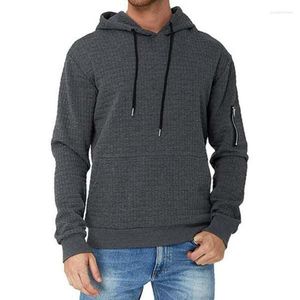 Men's Hoodies Autumn Winter Man Sweatshirt In Sweatshirts Long Sleeve Zip Pocket Hooded Men Pullover Male Clothingsudaderas Hombre