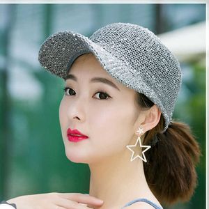 Boll Caps New Fashion Hollow Sequin Baseball Cap Women Girls ANTI UV Breattable Mesh Hat Outdoor Sports Caps Snapback Hat Sun Hat G230201