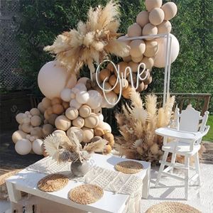 Outros suprimentos para festas de evento dobraram o rubor de balões nude kit de guirlanda boho decoração de casamento metal copper balon arco de aniversário globos decoração de chá de bebê 230131