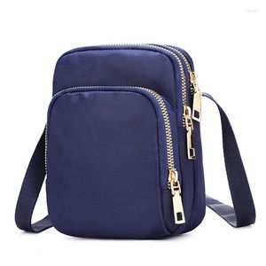 Evening Bags Fashion Women Crossbody Bag Zipper Mobile Phone Shoulder Lady Female Multifunction Handbag Wrist Purse 2023