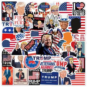 Adesivi Donald Trump 50 pezzi Adesivi Trump Decalcomanie bandiera USA Bandiera americana L50-118