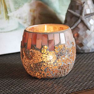 The latest glass Candle Holders DIY incense candle dinner ornaments with many styles to choose support customized logo