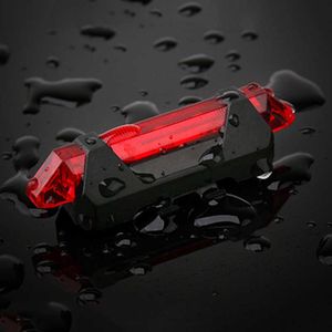 Bicycle TailLight USB Rechargeable Mountain Bike Safety Warning Rear Lights Flashing Cycling LED Tail Lamp Mtb Accessories 0202