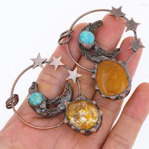 Pendant Necklaces Wholesale Fashion Jewelry Supplies Rose Crystal Citrine Glitter Stone Amethyst