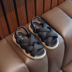 Cozulma Children Strap Beach Summer Shoes 어린이 소녀 루프 샌들 크기 23-36