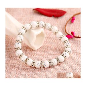 Beaded Strands Brand Glass Diamond Bracelet Imitation Natural Crystal Ornament Hand Fb032 Mix Order 20 Pieces A Lot Beaded C3 Drop Dhybp
