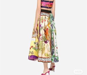 D2023G女性春の夏のドレス新しいファッションセクシーなショートスカートハイエンドブランドエレガントなプリントドレスボヘミアンウェディングドレスパーティードレスバースデークリスマスデーギフト