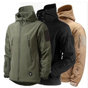 Outdoor-Jacken Hoodies Fleece Herbst Militär Männer Wasserdicht Angeln Warm Wandern Camping Klettern Weibliche Winter Trainingsanzüge Mantel Thermal Herbst 230201