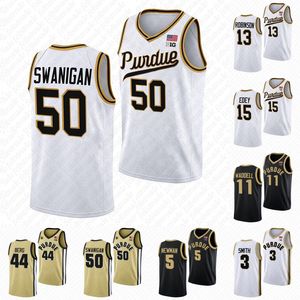 Баскетбол в колледже носит Purdue Boilermakers Basketball Jersey College ncaa Zach Edey Fletcher Loyer Braden Smith Caleb Furst Brandon Newman Gillis Kaufman-Lenn