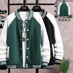 Jackets masculinos 2023 Men's Stand Collar Multiticolor Jacket Youth Casual Baseball Uniform