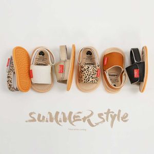 Baywell Summer Infant Boys Sandals Pu Leather Casual Leopard Shoes Anti-Slip新生児の最初の歩行者0-18ヶ月0202