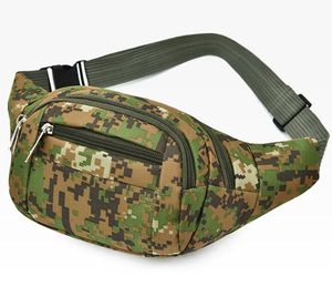 Camo Açık Spor Bag Fanny Kalça Paketi Taktik Av Çantası Su Geçirmez Gym Fitness Telefon Çantası Yürüyüş Bel Caypack