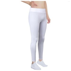 Active Pants Yoga med fickor för kvinnor fritidskläder Sweatpants Polyester Black Petite