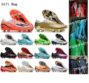 حقيبة الهدايا جودة رجال كرة القدم أحذية X Speedportal.1 SG Metal Spikes Soccer Cleats Mens Mens Recover