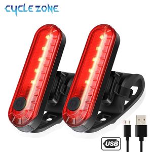 s 2pcs USB Ciclismo de bicicleta recarregável 4 Modos LED LUDRO DE TRAÇO TRAVIDO TRANTO DE TRANTAÇÃO LED LUZ DE BICIMENTAÇÃO DE ESPORTES 0202