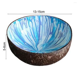 Bowls Beautiful Container Coconut Shell Delicate Smooth Natural Compact Round For Daily Use