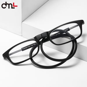 Güneş Gözlüğü Çerçeveleri DML Büyük Çerçeve Taşınabilir Okuma Gözlükleri Erkekler ve Kadınlar için Boyun Etrafına Asabilir Büyük Yüzler 230201