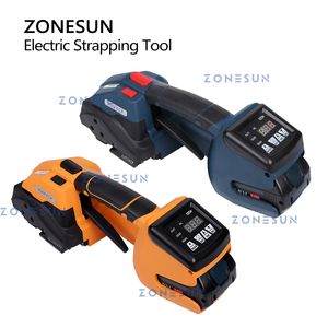 ZONESUN Handheld Electric Strapping Machine PP/PET Strip Belt Portable Lithium Rechargeable Battery Power Packing Machine ZS-PQ2