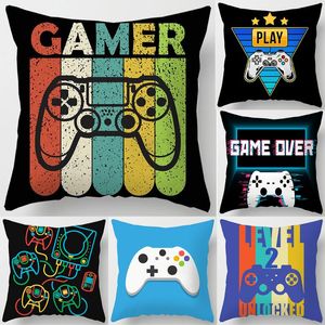 Travesseiro /decorativo 45x45cm gamepad capa decoração de sofá capa de prensa de prensa para sala de estar covers de quarto /dez