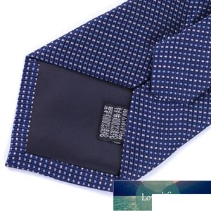 Neckband Klassiska män Business Formal Wedding Tie 8cm Stripe Fashion Shirt Dress Accessories Drop Delivery DHIR3