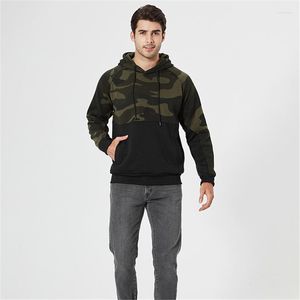 Erkek Hoodies Sweatshirts Erkekler Hip Hop Retro Kamuflaj Mektubu Yama Bezi High Street Beyzbol Kapşonlu Üstün Kalite Gerekiyor