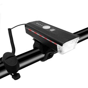 4モードXPGバイクベルヘッドライトスマートセンサーLED防水MTBランプUSB充電式トーチ自転車ライトホーンサイクルライト0202