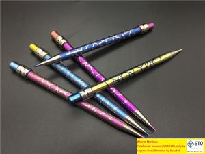 Nowy design tytanowy narzędzie DAB Domless kolorowy ołówek Titanium paznokcie z tytanem Dabber dla szklanych rur wodnych dhl