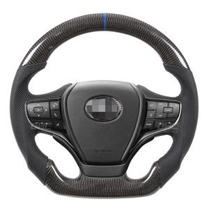 For Lexus ES 2022 Real Carbon Fiber Steering Wheels Customization LED Performance Replacement