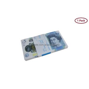 Inne świąteczne dostawy imprezowe Prop Pieniądze drukowane zabawki UK funt GBP British 50 Pamiątkowe kopiowanie euro banknoty dla dzieci Bożego Narodzenia Dhbeuk9wn