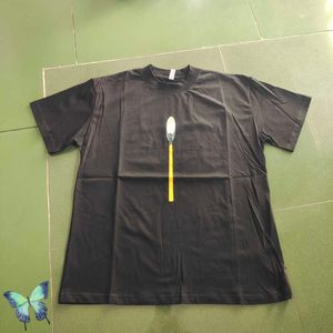 T-shirt maschile Oversized Match Candle Digital Print Digital Thirts Big Number 2 Donda Street Men T-shirt G230202
