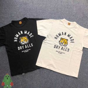 メンズTシャツ人工Tシャツタイガーヘッドプリント高品質の男性女性100％竹コットントップティーG230202