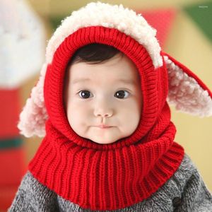 Hats Unisex Pure Color Dome Cap Scarf Boys Girls Hat Warm For Festival