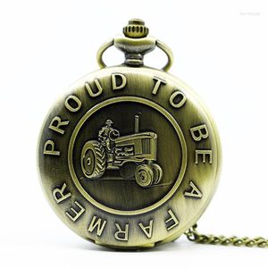 Pocket Watches Top Brand Bronze Car Pattern Design Watch Watch With Key Chain Unissex Clock Gifts For Men Women TD2039