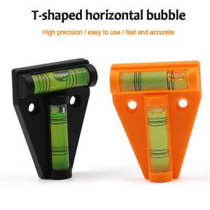 2PC Mini T-Typ Laser Level Messung der vertikalen und horizontalen Spirit Bubble Triangle Green Tools