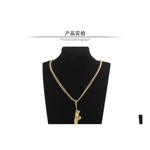 Pendant Necklaces Hip Hop Jewelry Charm Us Symbol American Statue Of Liberty Chain Drop Delivery Pendants Dh7En