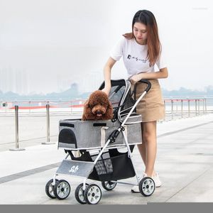 Siedzisko samochodu dla psów Outdoor Portable Pet Trolley Lekkie, składane kot