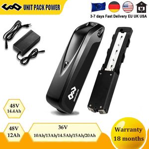 Ebike Battery Hailong 36V 48V 14.4Ah 12Ah 13AH 14.5AH Downtube 18650 21700 Electric Bike Batteria for 350W 500W 750W 1000W Motor