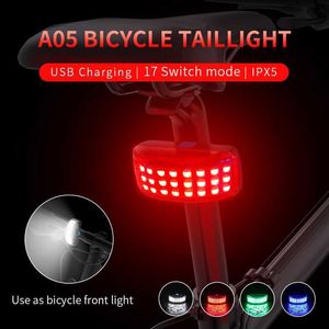 S Водонепроницаемая езда задних светодиодных USB Перезаряжаемые горы на горных велосипедах велосипедная лампа велосипедная лампа 0202