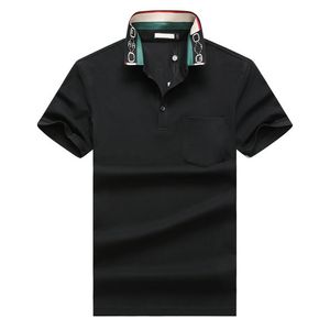 Erkek Stilist Polo Gömlek Lüks İtalya Erkekler Tees Giyim Tops Kısa Kollu Moda Rahat Erkek Yaz T Gömlek Birçok renk Asya Boyutu M-3XL mevcuttur