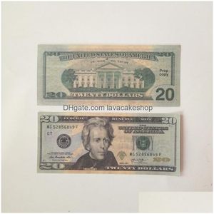 Diğer Festival Parti Malzemeleri 3 Pack Sahte Para Banknotu 5 10 20 50 100 200 200 ABD Dolar Euro Gerçekçi Oyuncak Bar Prop Plans Furm Film F DHQC75XXF