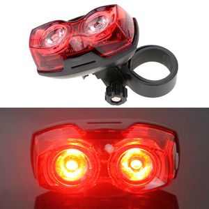 s 2 LED Bicycle Rear 400LM Waterproof Safety Tail Light 3 Modes Seapost Taillight Lamp Bike Accessories Luz Bicicleta 0202